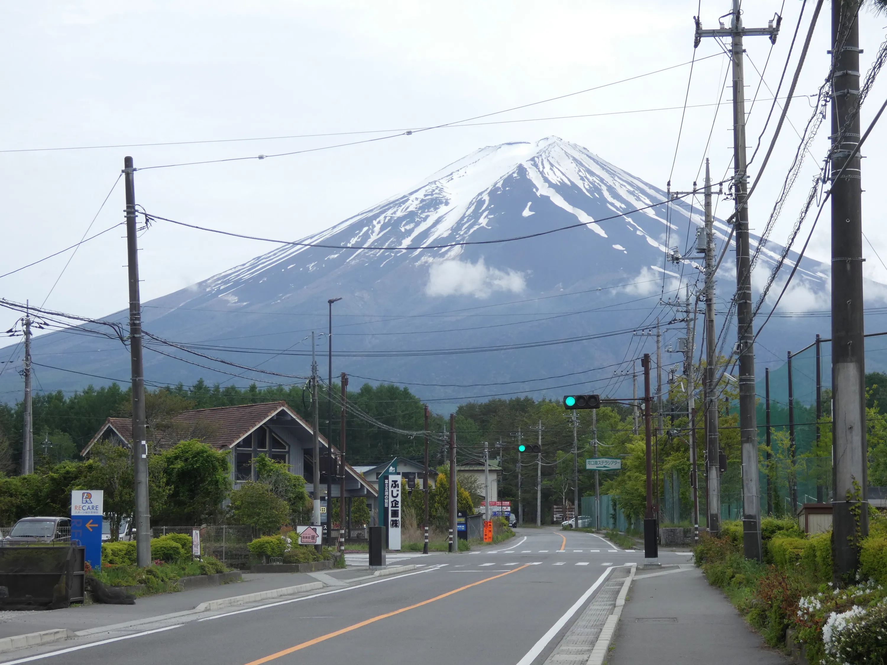 Fuji view from hotel