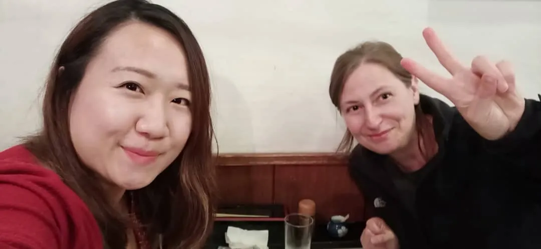 Eating soba
