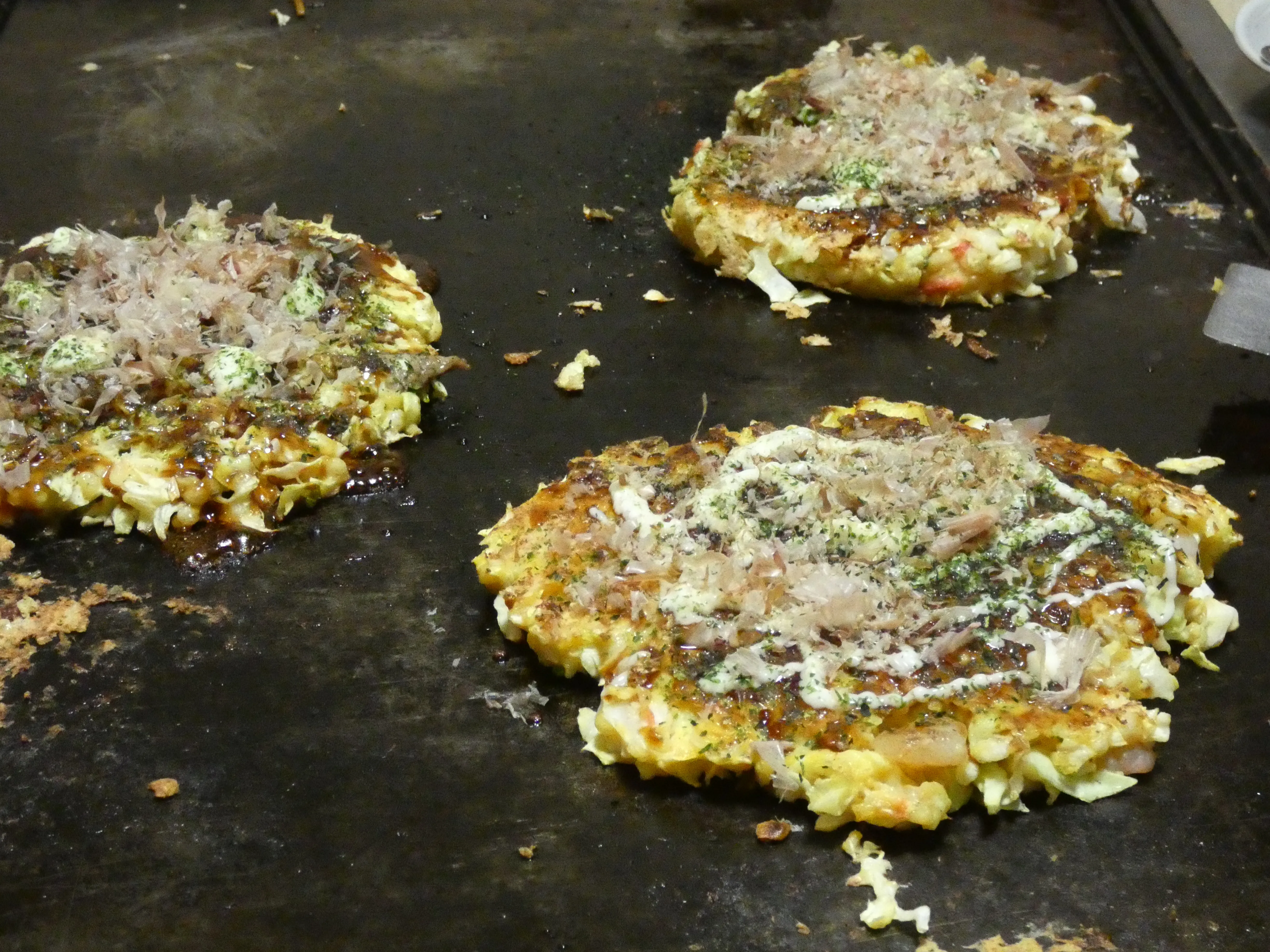 Okonomiyaki done